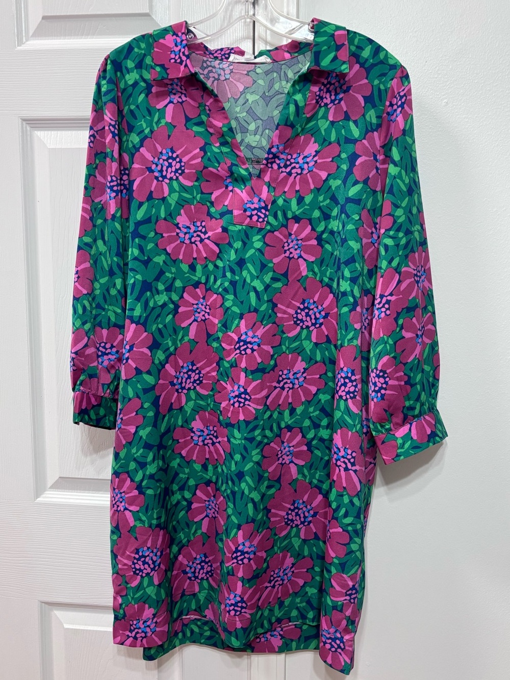 Vibrant Michelle McDowell dress